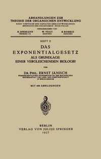 Cover image for Das Exponentialgesetz als Grundlage einer Vergleichenden Biologie: Heft II