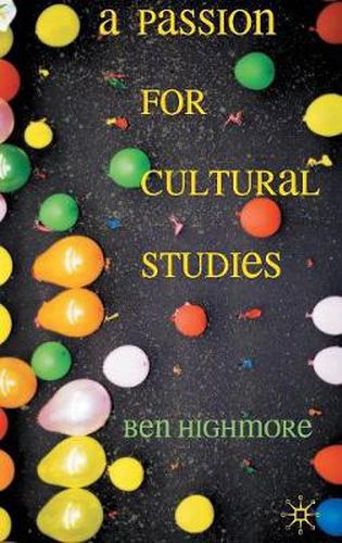 Cover image for A Passion for Cultural Studies