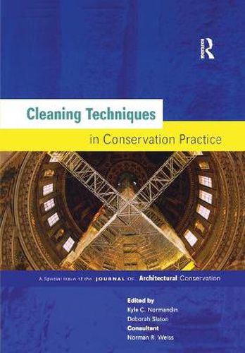 Cover image for Cleaning Techniques in Conservation Practice: A Special Issue of the Journal of Architectural Conservation