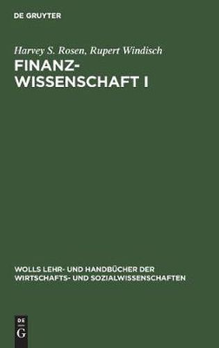Cover image for Finanzwissenschaft I
