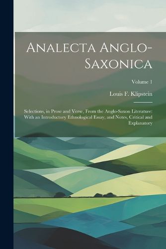 Cover image for Analecta Anglo-Saxonica