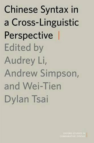 Cover image for Chinese Syntax in a Cross-Linguistic Perspective