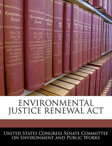 Cover image for Environmental Justice Renewal ACT