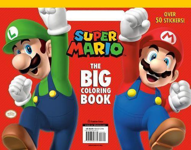 Cover image for Super Mario: The Big Coloring Book (Nintendo)