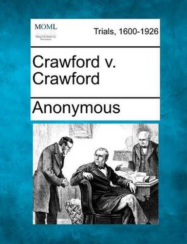 Cover image for Crawford V. Crawford