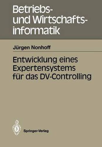 Cover image for Entwicklung Eines Expertensystems fur das DV-Controlling