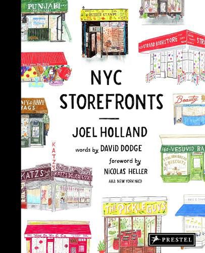 Cover image for NYC Storefronts: Illustrations of the Big Apple's Best-Loved Spots