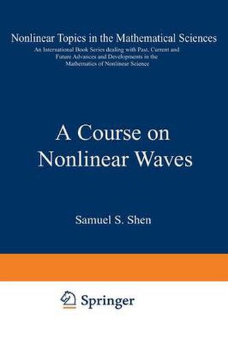 Cover image for A Course on Nonlinear Waves