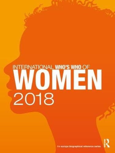 Cover image for International Who's Who of Women 2018