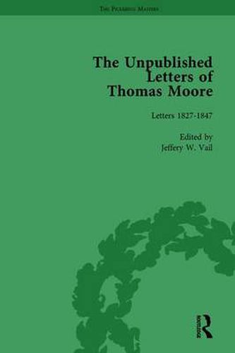 Cover image for The Unpublished Letters of Thomas Moore Vol 2: Letters 1827-1847