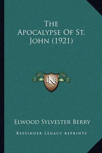 Cover image for The Apocalypse of St. John (1921)