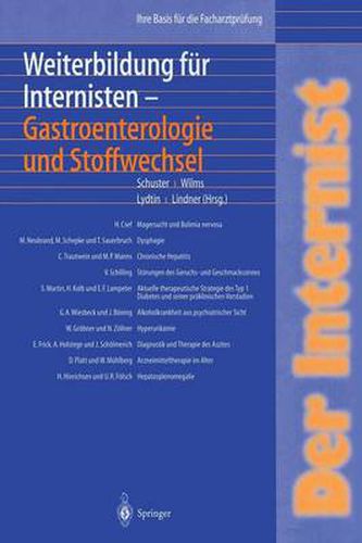 Der Internist: Weiterbildung fur Internisten Gastroenterologie und Stoffwechsel: Ihre Basis fur die Facharztprufung