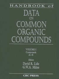 Cover image for Handbook of Data on Common Organic Compounds