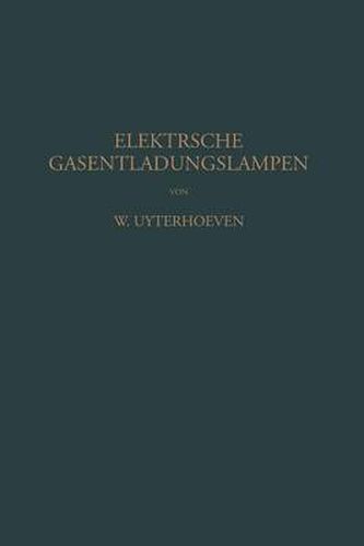 Cover image for Elektrische Gasentladungslampen