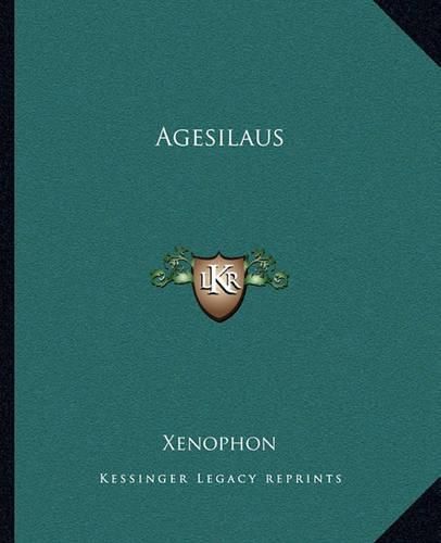 Cover image for Agesilaus