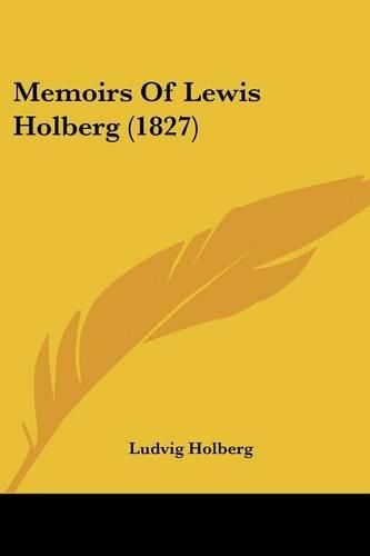 Cover image for Memoirs of Lewis Holberg (1827)