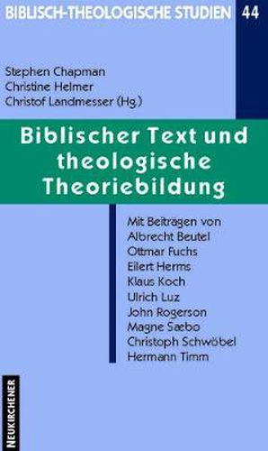 Cover image for Biblisch-Theologische Studien