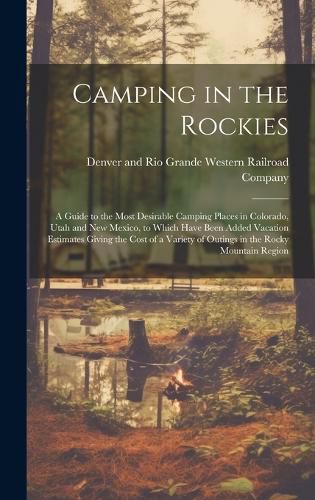 Cover image for Camping in the Rockies; a Guide to the Most Desirable Camping Places in Colorado, Utah and New Mexico, to Which Have Been Added Vacation Estimates Giving the Cost of a Variety of Outings in the Rocky Mountain Region