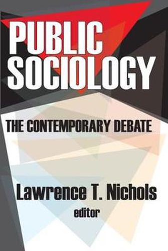 Cover image for Public Sociology: The Contemporary Debate