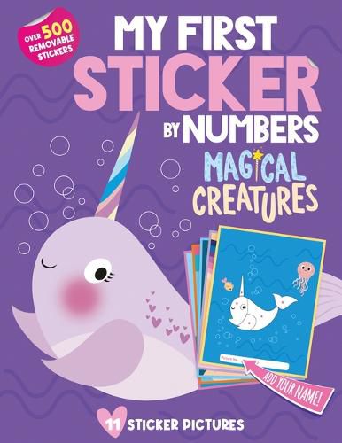 Cover image for My First Sticker by Numbers: Magical Creatures