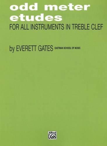 Cover image for Odd Meter Etudes for All Instruments in Treble Cle