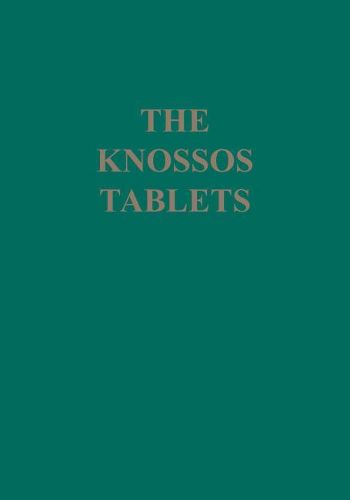 Cover image for The Knossos Tablets