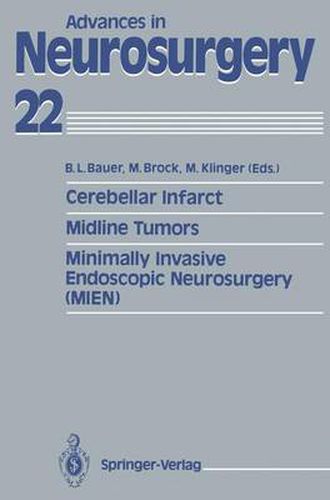 Cover image for Cerebellar Infarct. Midline Tumors. Minimally Invasive Endoscopic Neurosurgery (MIEN)