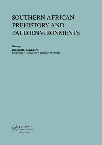 Southern African Prehistory and Paleoenvironments