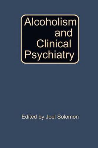 Cover image for Alcoholism and Clinical Psychiatry