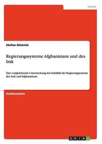 Cover image for Regierungssysteme Afghanistans Und Des Irak
