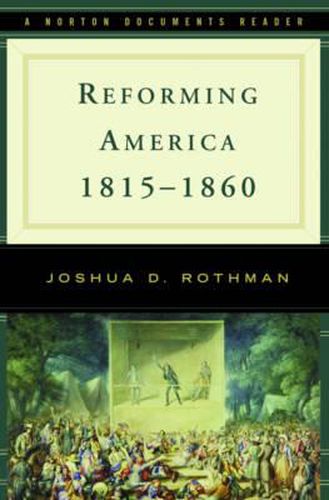 Cover image for Reforming America, 1815-1860