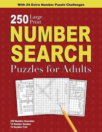 Cover image for 250 Number Search Puzzles for Adults