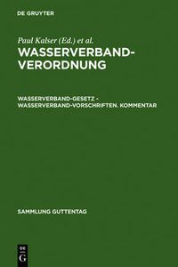 Cover image for Wasserverbandverordnung