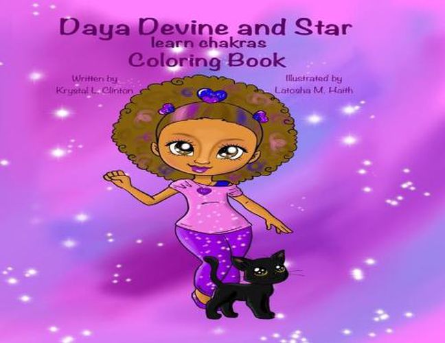 Cover image for Daya Devine and Star Learn Chakras Coloring Book