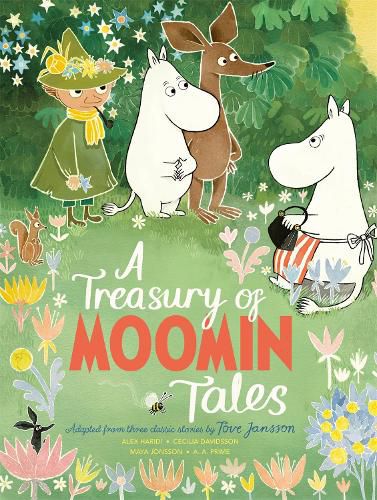 Cover image for A Treasury of Moomin Tales