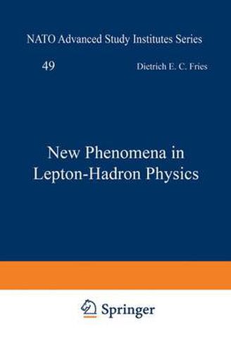 Cover image for New Phenomena in Lepton-Hadron Physics