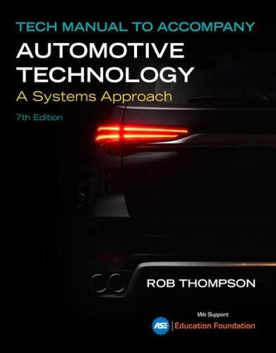 Cover image for Tech Manual for Erjavec/Thompson's Automotive Technology: A Systems Approach