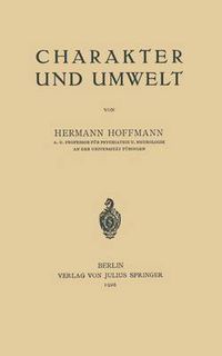 Cover image for Charakter Und Umwelt