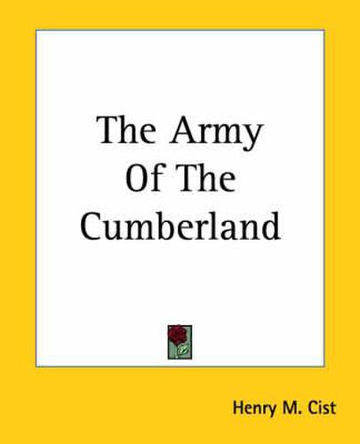 Cover image for The Army Of The Cumberland