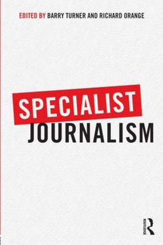 Cover image for Specialist Journalism