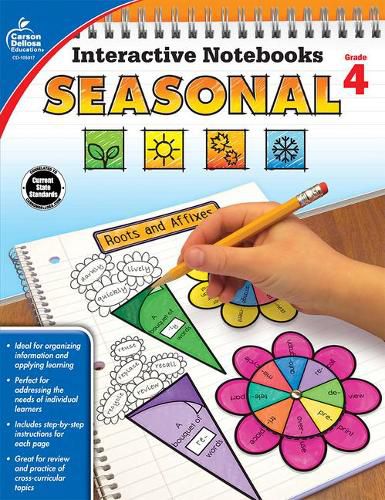 Cover image for Interactive Notebooks Seasonal, Grade 4