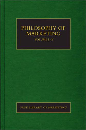 Cover image for Philosophy of Marketing