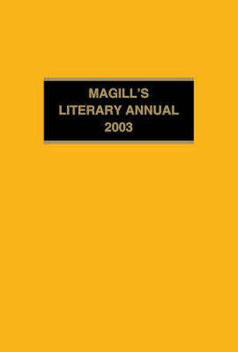 Magill's Literary Annual 2003