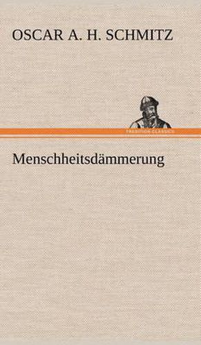 Cover image for Menschheitsdammerung