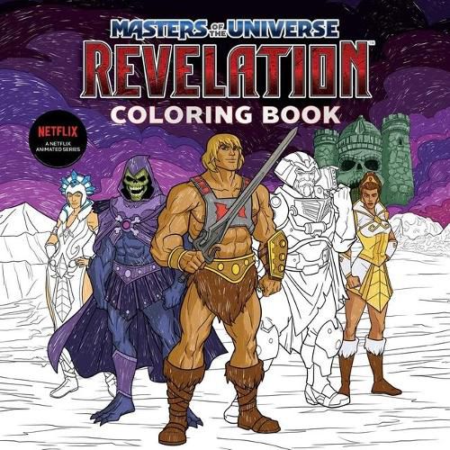 Cover image for Masters of the Universe: Revelation Official Coloring Book (Essential Gift for Fans)