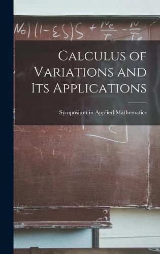 Cover image for Calculus of Variations and Its Applications