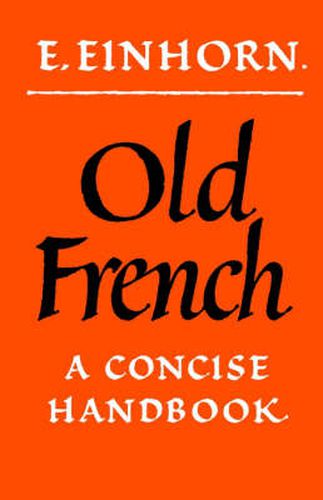 Cover image for Old French: A Concise Handbook