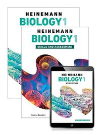 Cover image for Heinemann Biology 1 Student Book with eBook + Assessment and Skills & Assessment Book