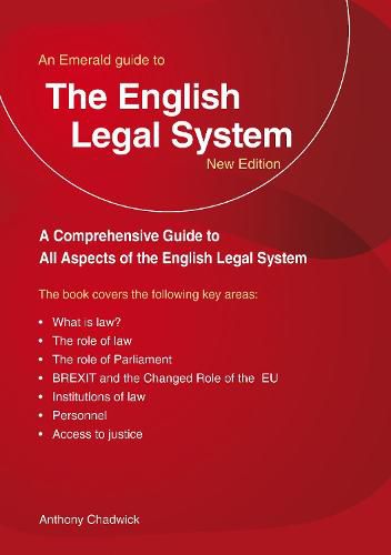 Cover image for A Guide To The English Legal System: An Emerald Guide