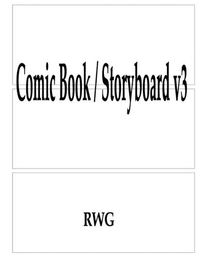 Cover image for Comic Book / Storyboard v3: 50 Pages 8.5 X 11